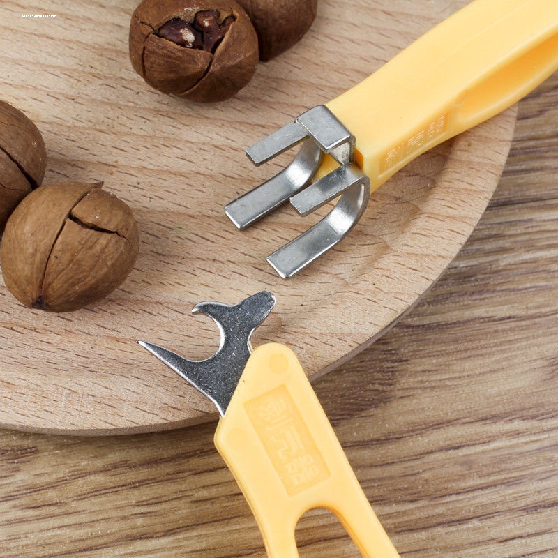 山核桃整粒剥脱壳王松子榛子夹子简单坚果开口器钳子工具简易型