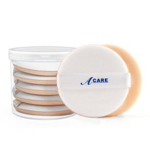 收纳架 气垫化妆粉扑圆形便携收纳盒子化妆工具女士 粉扑A1p701