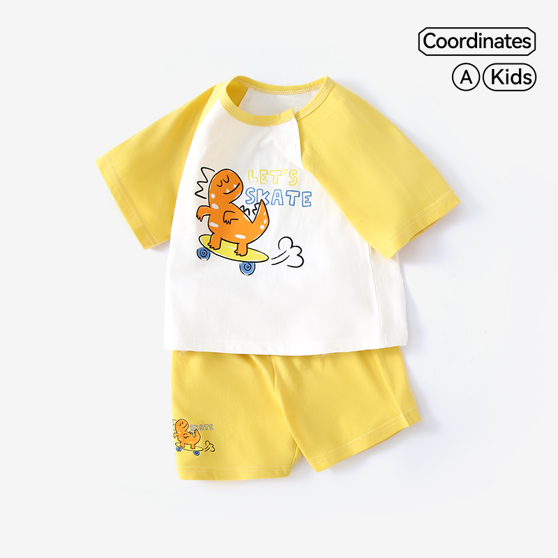 宝宝夏季短袖套装2025新款
