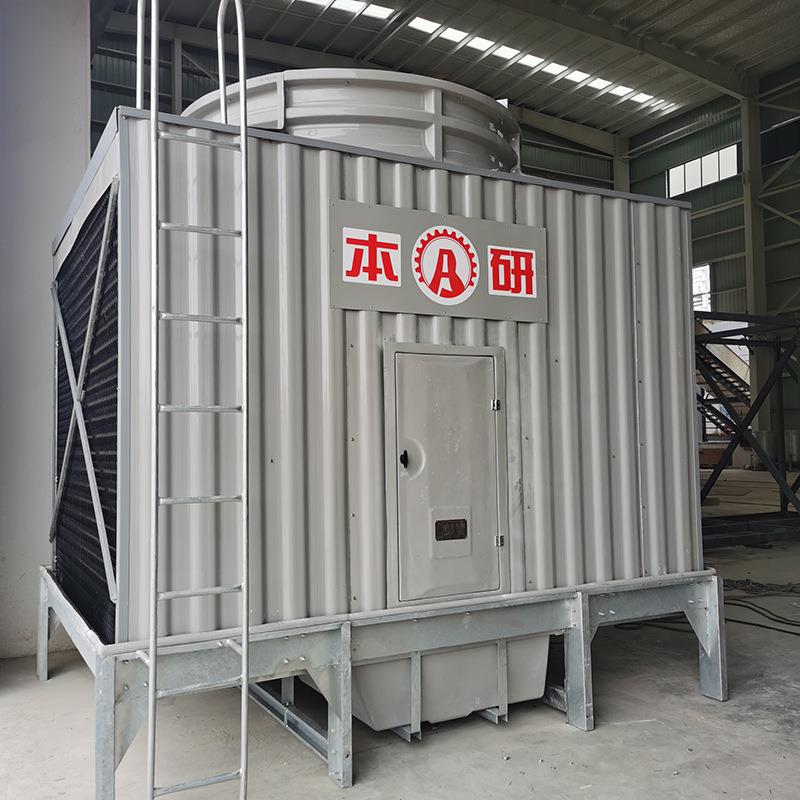 冷水机组配套方形横流冷却水塔变频电机玻璃钢外壳铝合金风叶