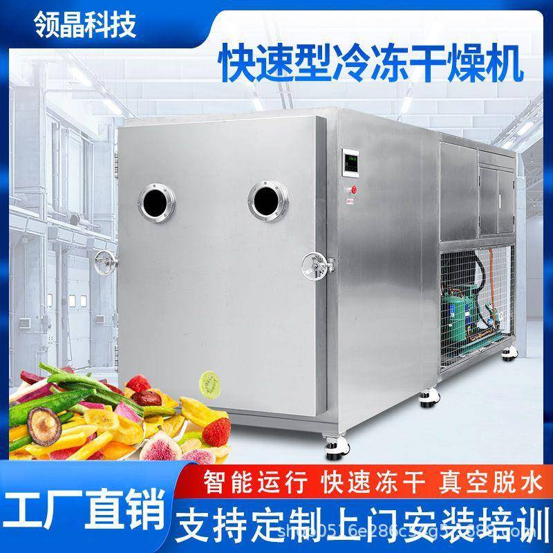 领创晶华真空冻干机设备菠萝蜜滋补品材材疫苗宠物大型机商用