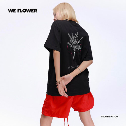 We Flower（服饰）印花短袖T恤