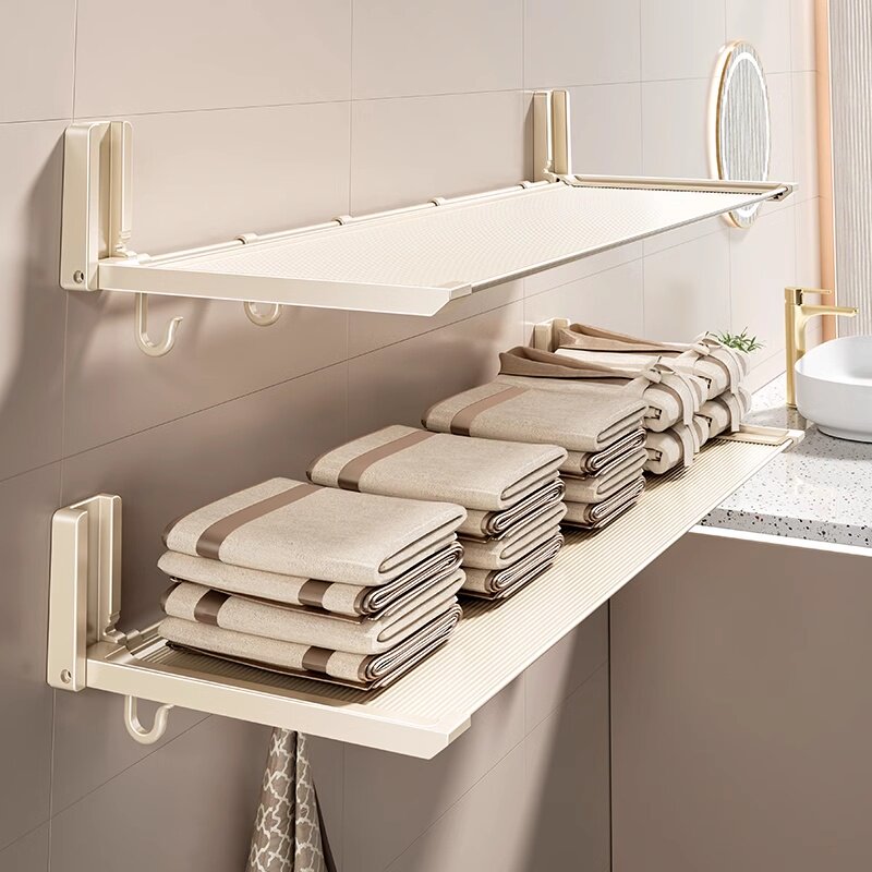 浴室毛巾架厕所洗手间浴巾壁挂式免打孔挂墙上卫生间收纳置物架子,家庭/个人清洁工具,毛巾挂/毛巾架,淘宝优惠券,粉丝福利购,淘宝优惠卷