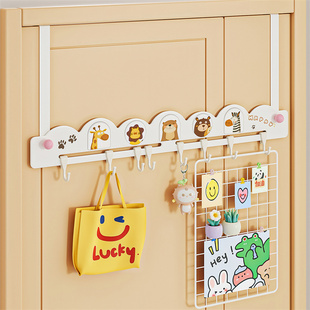 多巴胺门后挂钩免打孔挂衣钩壁挂式衣帽钩置物架门背式挂包挂衣架