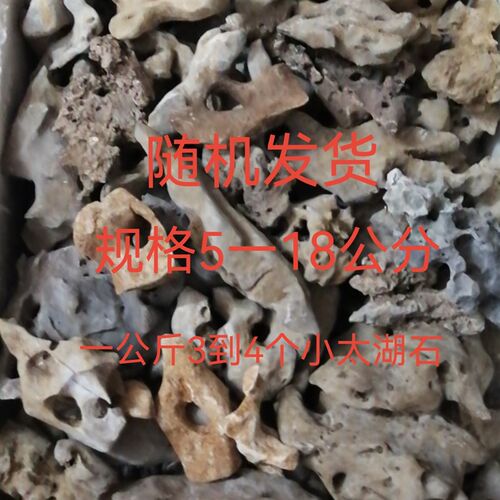 太湖石原石小石头客厅摆件花盆太湖奇石鱼缸菖蒲植物附石假山盆景