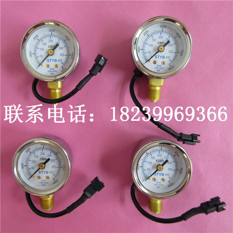 不锈钢压力表汽车CNG燃气高压压力表