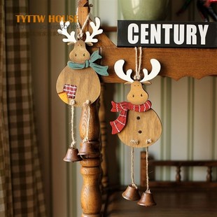 韩式卡哇伊风格麋鹿挂件壁饰 客厅墙面装饰品