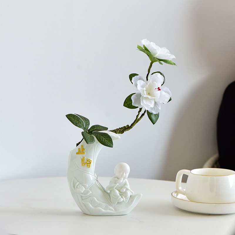 花插花瓶茶宠摆件创意绿萝水培植物花器养花插花容器花盆桌面装饰