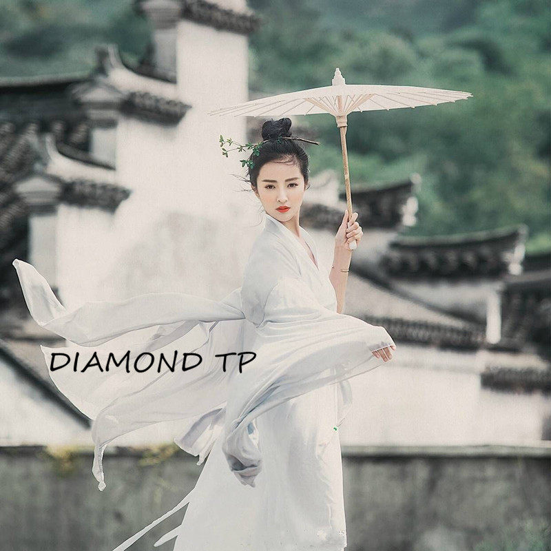 舞蹈伞白色古装写真道具古风摄影道具美人记江南古典伞精品伴娘伞