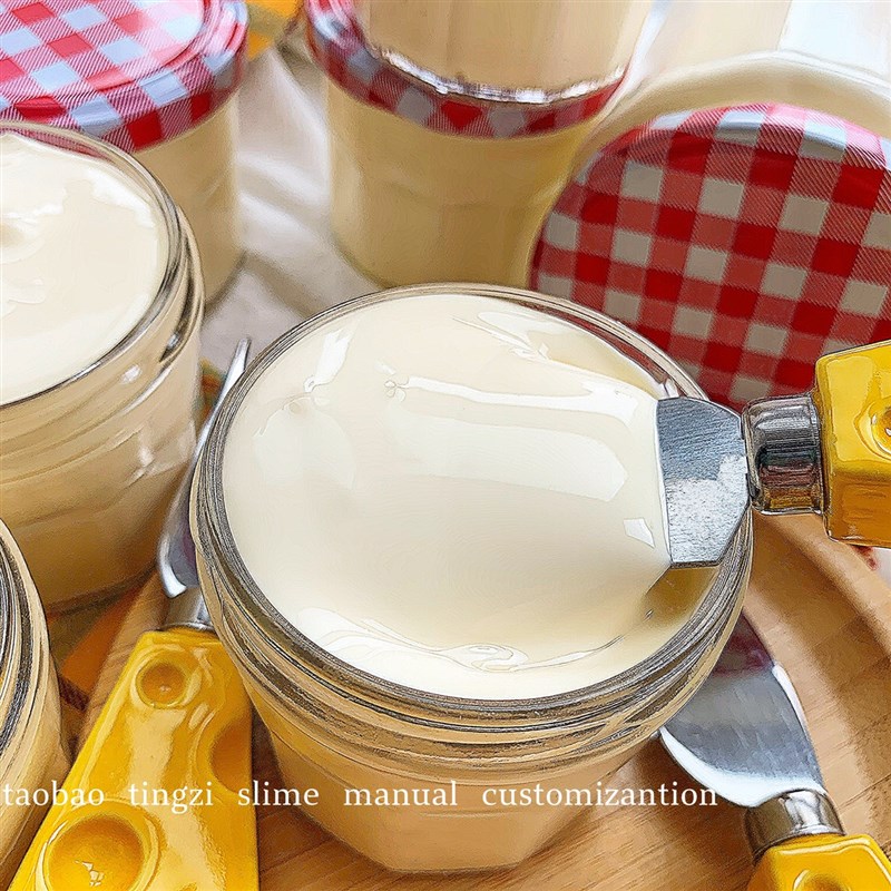 木头人吸手指木工胶!半化不化流动好厚实令面不粘手史莱姆起泡胶