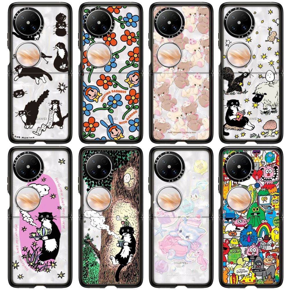 【PX＆FC】熊猫 梦幻宠物梦想 适用于华为Pocket2手机壳卡通可爱亚克力防摔保护套