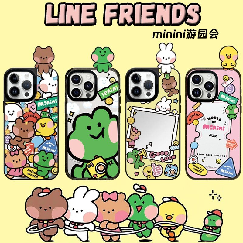 【PX＆FC】挤不下了游园会手机壳适用于iPhone17/16/15ProMax苹果14plus防摔保护13防摔镜面11透明可爱12磁吸