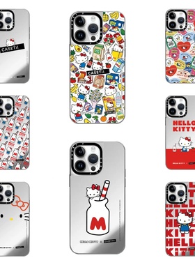 【PX＆FC】凯蒂猫牛奶苹果17AIR手机壳适用iPhone16ProMax可爱KT零食贴纸卡通15Pro防摔14P磁吸13/12/11镜面