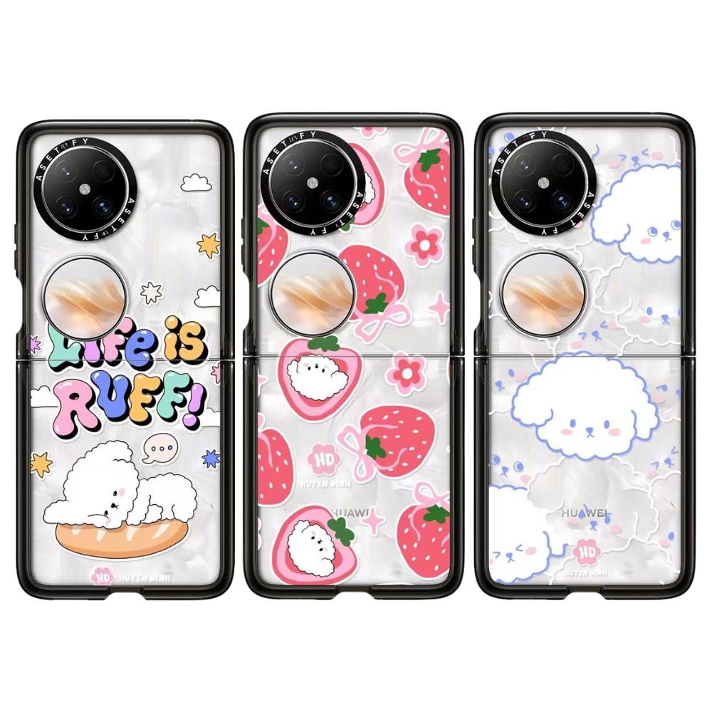 【PX＆FC】比熊狗狗 适用于华为Pocket2手机壳卡通可爱亚克力防摔保护套