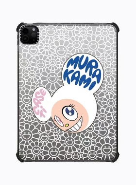 【PX＆FC】新款白色大头公仔适用苹果iPad Pro11寸平板电脑mini7/6保护套ipad10代防摔壳12.9寸10.2潮牌13