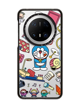 【PX＆FC】蓝色叮当猫适用于HUAWEI华为Mate70/Pro+网红明星同款哆啦A梦任意门mate70pro+透明手机壳防摔保护