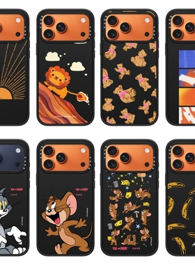 【PX＆FC】小狮子iPhone17ProMax手机壳星宇橙色适用苹果16Pro/15/14/13promax磨砂哑光黑防摔磁吸保护套情侣