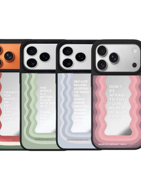 【PX＆FC】粉色波浪标语适用苹果iPhone17Promax手机壳iphone16/15pro外壳14磁吸MagSafe苹果13/12潮牌高级11