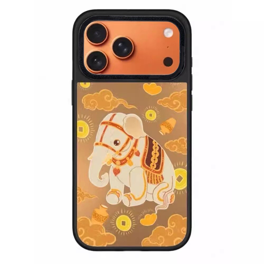 【PX＆FC】适用于iPhone17promax手机壳17pro/Air苹果16promax/15pro星宇橙手机壳14/13磁吸防摔保护套12镜面