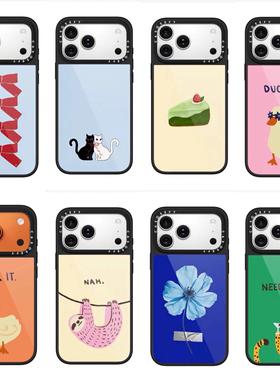 【PX＆FC】卡通蝴蝶结鸭子适用17promax橙色手机壳iphone16pro苹果15promax小众14创意13防摔12九宫格手机壳