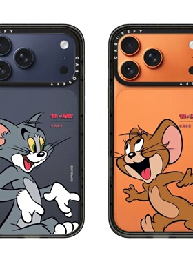 【PX＆FC】猫和老鼠情侣深蓝色air手机壳星宇橙适用iPhone17promax手机壳苹果16/15plus14/13/12防摔保护套女