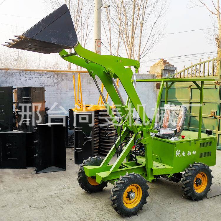 电动铲车小型建筑工地沙石厂饲料农用房砂石散料装载机推土机四驱