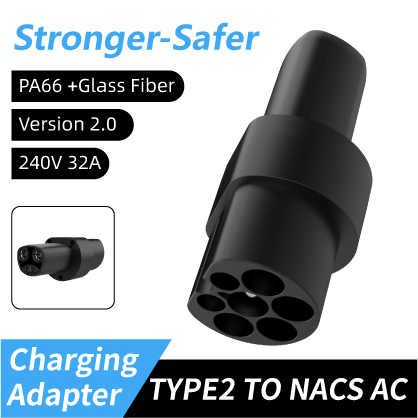 Tesla type 2 32A 250v connector AC converter