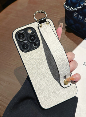 坎宁安适用华为nova15手机壳nova14pro腕带支架14/13商务10pro便携13/12皮质11复古12se懒人8pro桌面保护套潮