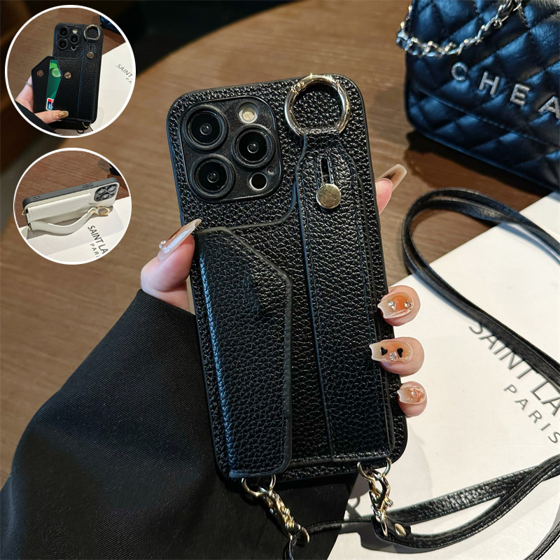 适用vivoX27pro手机壳x23幻彩版插卡套U3斜跨绳x20门禁x9s可装卡x7复古nex小众x21i简约前后置皮套T1X荔枝纹