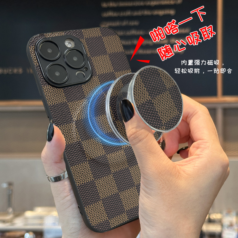 坎宁安适用于红米Turbo4手机壳14/13磁吸note15pro支架11E商务男女12se折叠式9/8pro高级7小众13C简约10x防摔