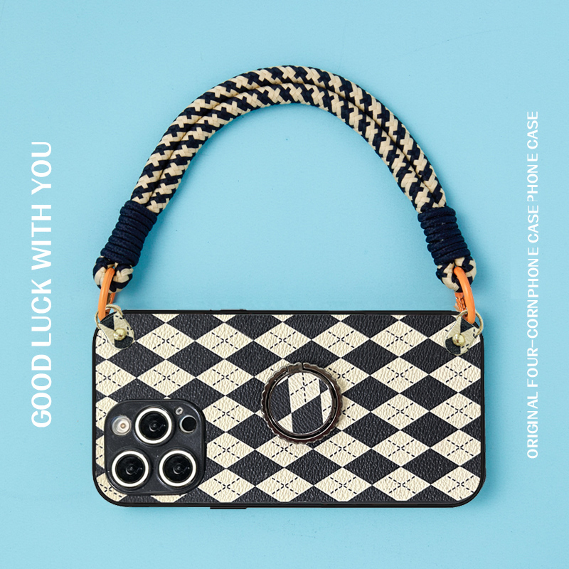 适用荣耀X9B手机壳X8C支架X9CSmart手提绳X7A折叠式X7B挂绳X5BPlus女款X7C欧美X9a小众x8时尚防摔创意保护套