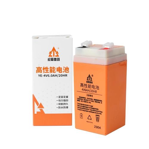 锐箭君凯顺电池4v6ah电子称充电蓄4v5AH20HR电池台秤通用配件