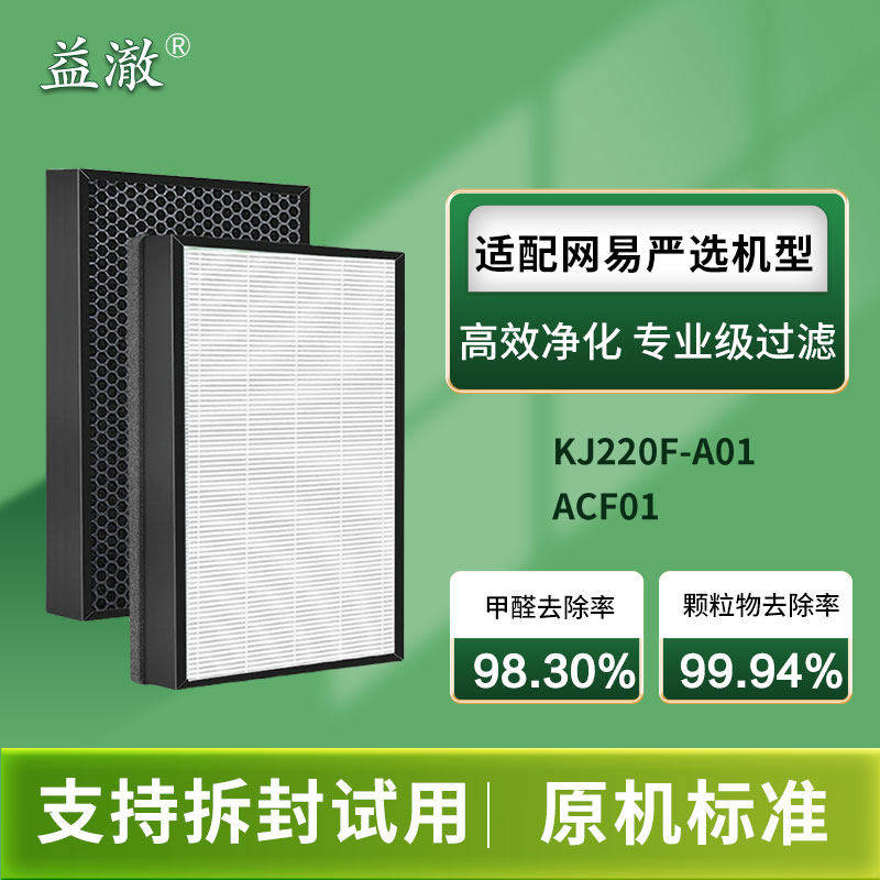 适配网易严选空气净化器过滤网KJ220F-A01/ACF01滤芯耗材严选PRO