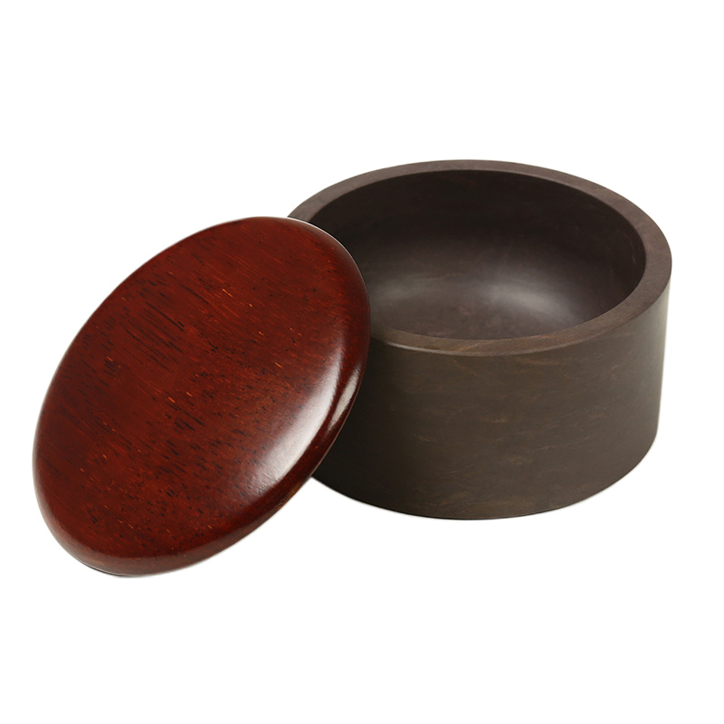 宋坑墨海3寸带盖 砚台原s石大容量 多功能端砚墨池可盛墨汁学生用