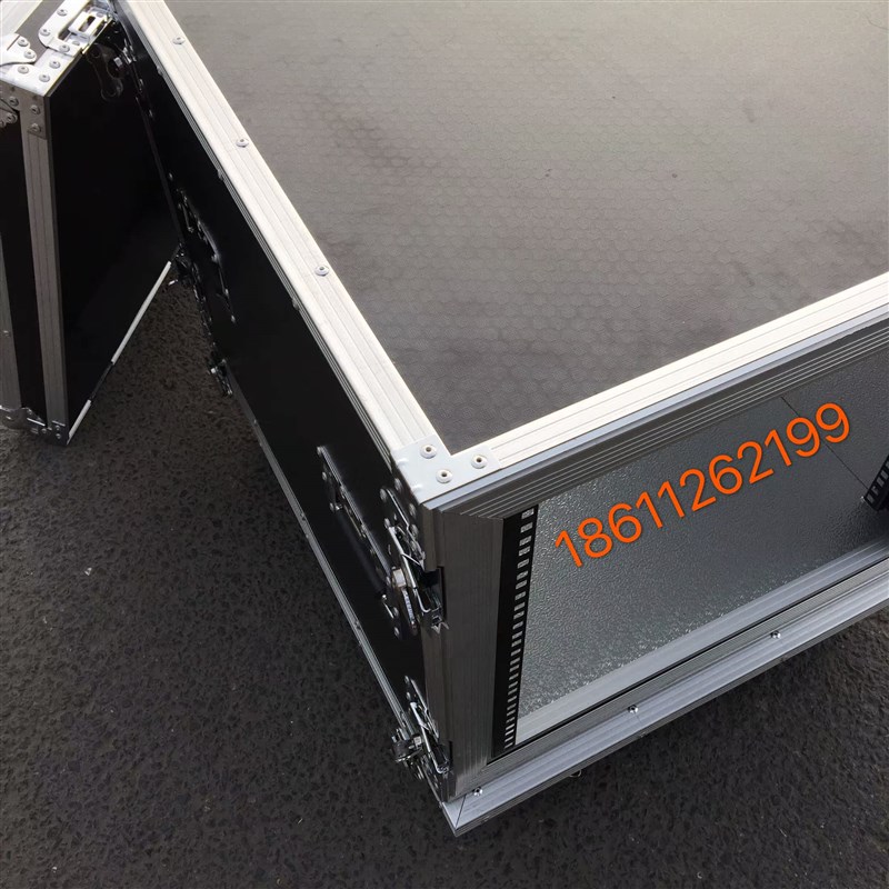14U单层带调音台机箱 机箱y机柜 包装箱  设备箱  道具箱