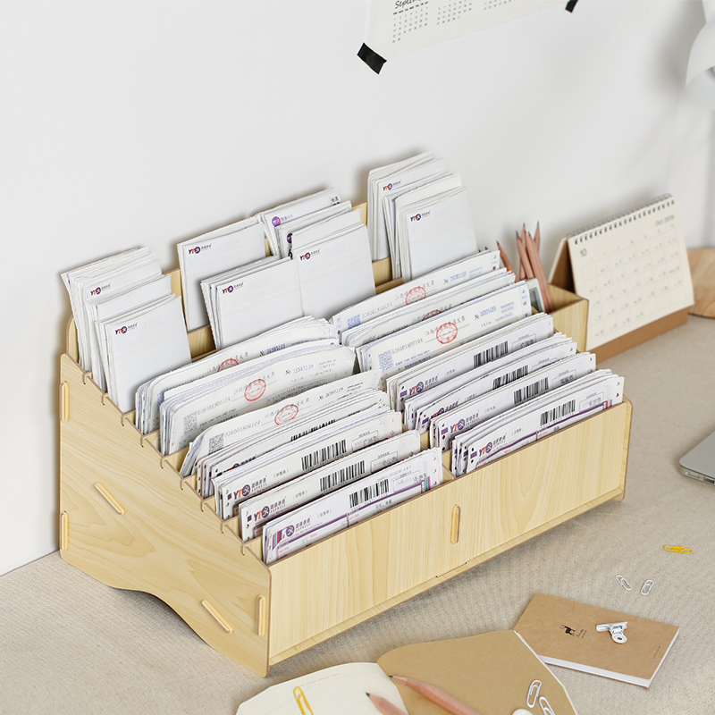 20格快递送货单电子面单收纳盒财务F单据分类整理盒凭证票据收纳 - 封面