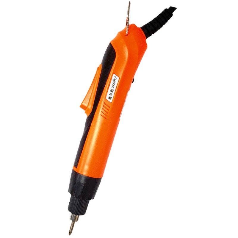 德尔逊电动螺丝刀电批直柄插电式可调扭力L电起子机正反改锥工业