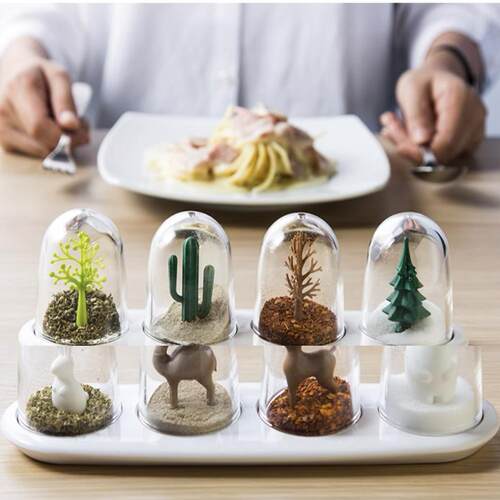 设计创意季节滋味调味罐厨房调料