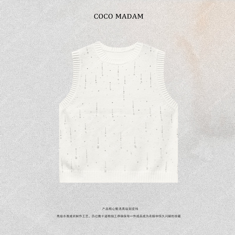 NIUNIU ·T-2216 休闲厚款上衣毛织马甲女时尚短款马夹圆领,女装/女士精品,马夹,淘宝优惠券,粉丝福利购,淘宝优惠卷