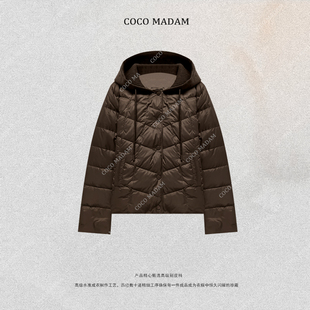 长袖 NIUNIU 拼接保暖厚款 1944 连帽加厚秋冬羽绒外套 ·T