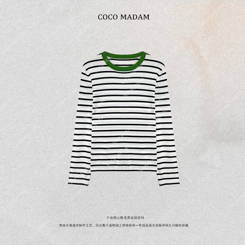 NIUNIU · Niu-021 春季百搭简约条纹打底上衣,女装/女士精品,毛针织衫,淘宝优惠券,粉丝福利购,淘宝优惠卷