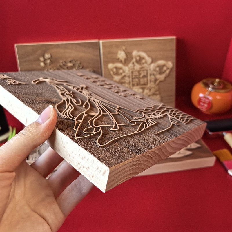 端午节木版画手工拓印刷r研学文创学校幼儿园活动暖场节日雕刻定,家居饰品,木雕,淘宝优惠券,粉丝福利购,淘宝优惠卷