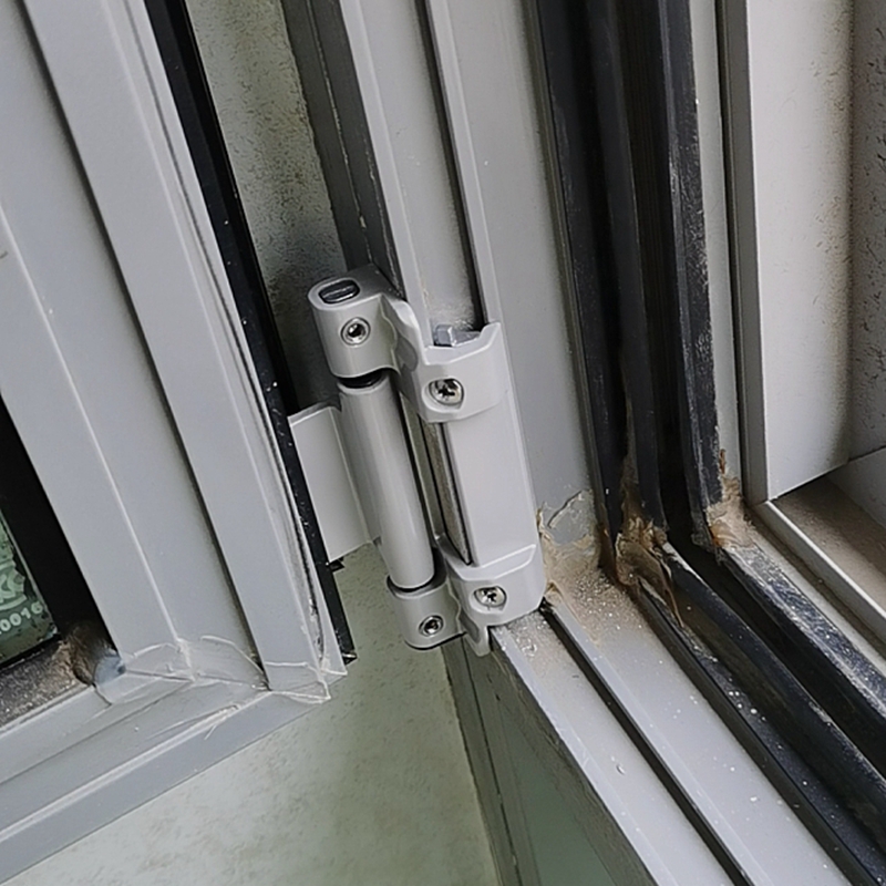 断桥铝合金内开内倒窗户合页平开上悬铰链下O折页五金配件铰链合