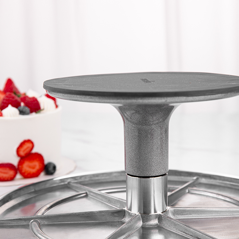 法焙客蛋糕裱花转台铝合金静音转盘台生日裱花旋转盘X烘焙工具家