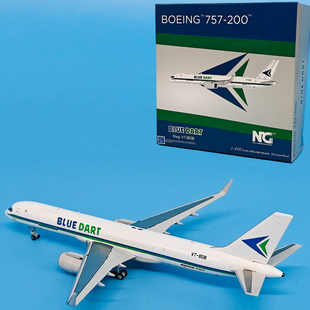 BDA 400印度蓝镖航空B757 200客机VT BDB合金飞机模型摆件NG