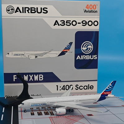 1:400空客原厂A350-900客机F-WXWB合金飞机模型起落架磁吸可拆