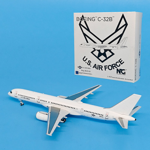 1:400美国空军波音C-32B客机模型99-6143合金飞机模型摆件NG