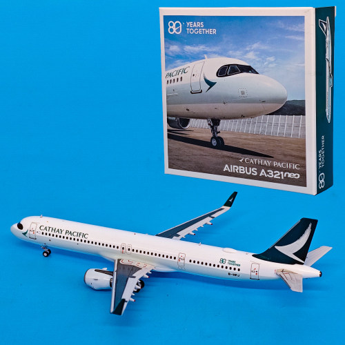 1:400空客A321neo国泰航空客机B-HPG/J/T飞机模型合金航模摆件JET
