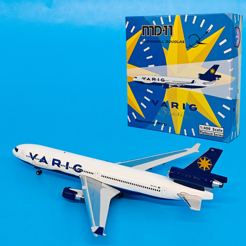 Phoenix 1:400 巴西航空麦道MD-11客机PP-VTJ合金收藏摆件