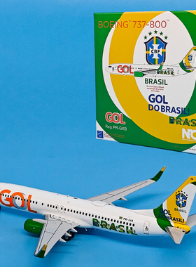 1:400巴西戈尔航空B737-800客机PR-GXB合金飞机模型摆件NG 58162
